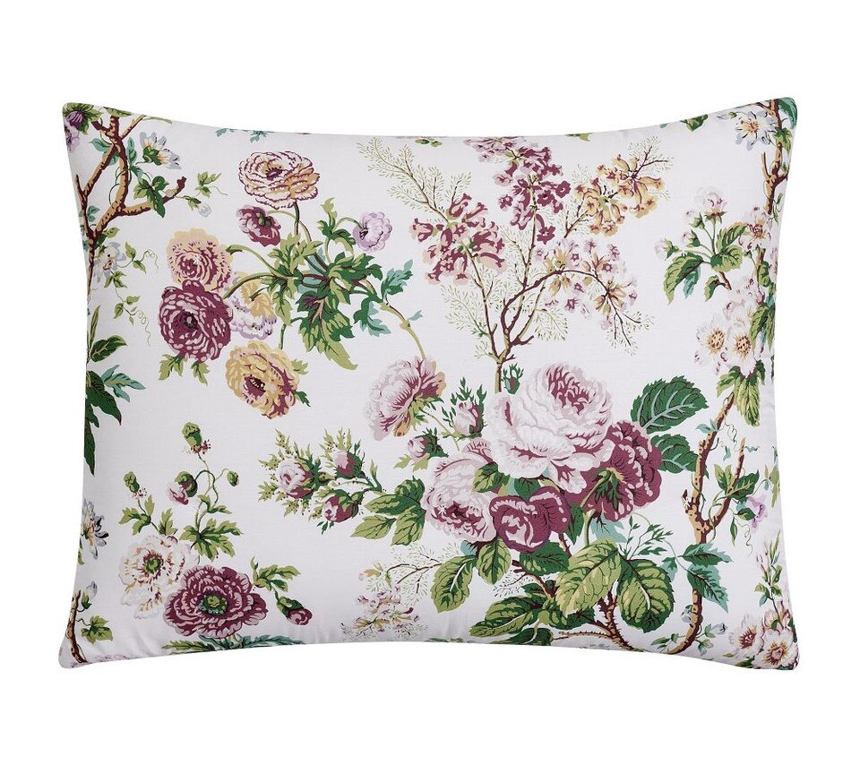 Eloise Garden Reversible Percale Pillowcase Pottery Barn Australia
